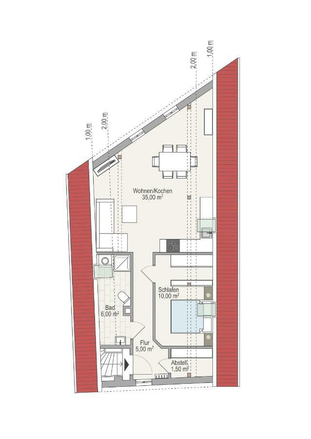 New Business Apartment With Flair ヘルスブルック エクステリア 写真